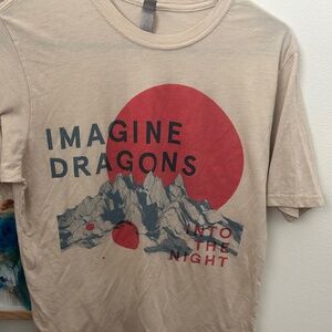 Imagine Dragons Into The Night 2014 Tour T-Shirt, Size M